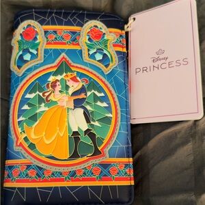 Disney Princess tech wallet  - Blue and Yellow
